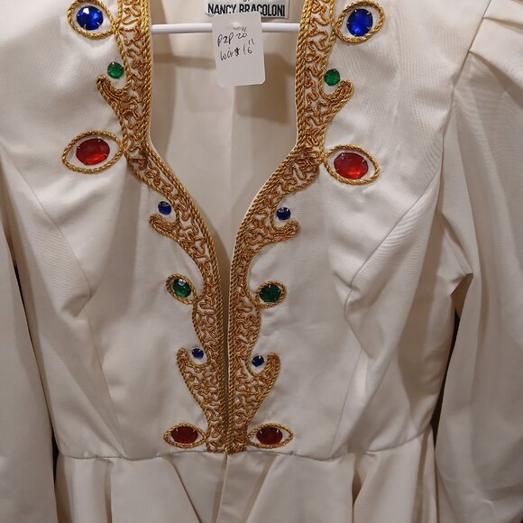 Vintage gem peplum top - Picture 4 of 5